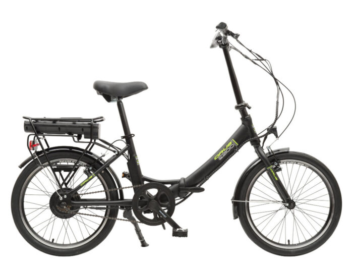 Orus e2100 elektrische vouwfiets een versnelling zwart 7.8 Ah 36V