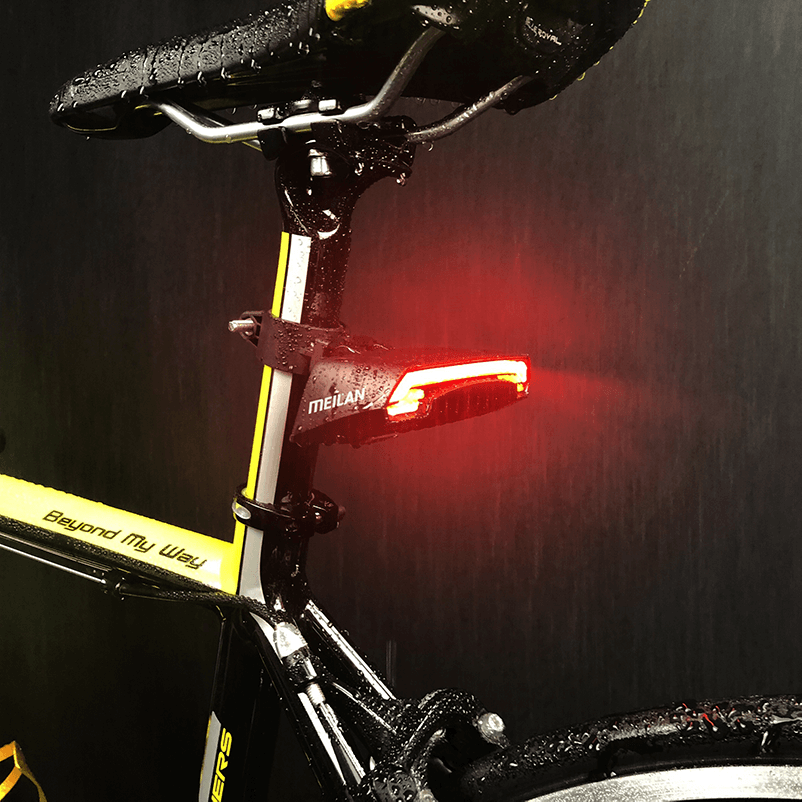 Laser achterlicht met afstandbediening USB X5 - Afbeelding 3