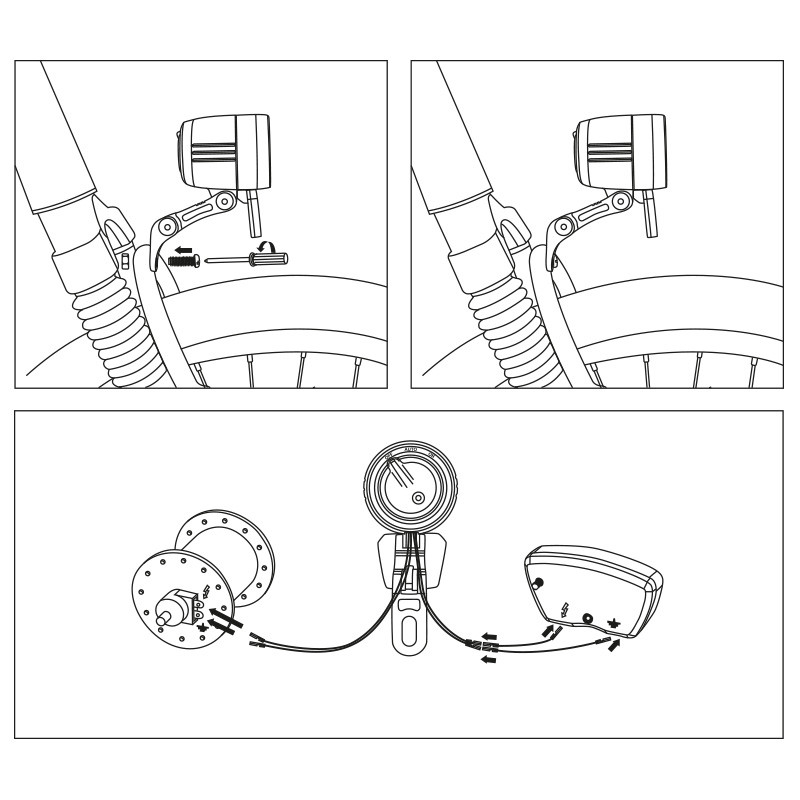 Koplamp Dynamo Max+ Sensor 100 Lux - Afbeelding 3