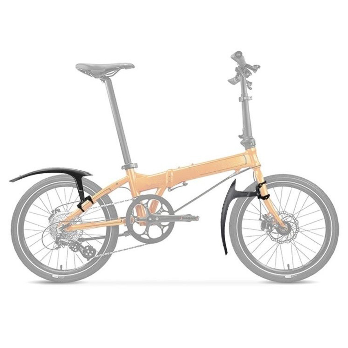 Spatbordenset Vouwfiets - Afbeelding 3