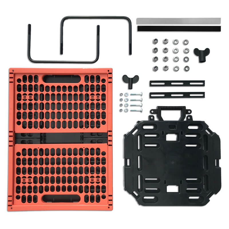 Travel Set: Vouwkrat + Multi-Plaat + Tassenbeugels - Afbeelding 2