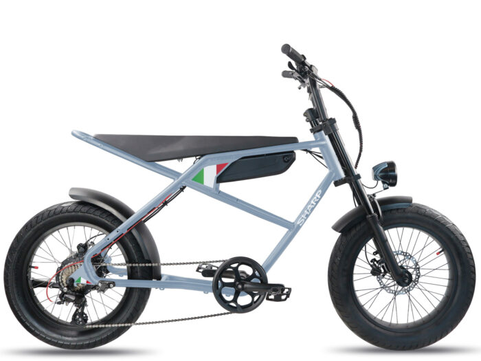 Sharp Moto elektrische fiets fat 20 inch blauw
