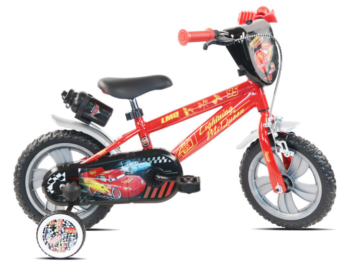 kinderfiets CARS 12 inch 1 versnelling rood