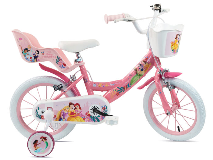 kinderfiets PRINCESS 14 inch 1 versnelling roze