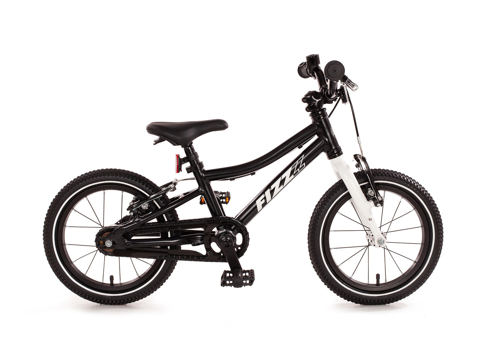 kinderfiets FIZZ 14 inch 1 versnelling mat zwart