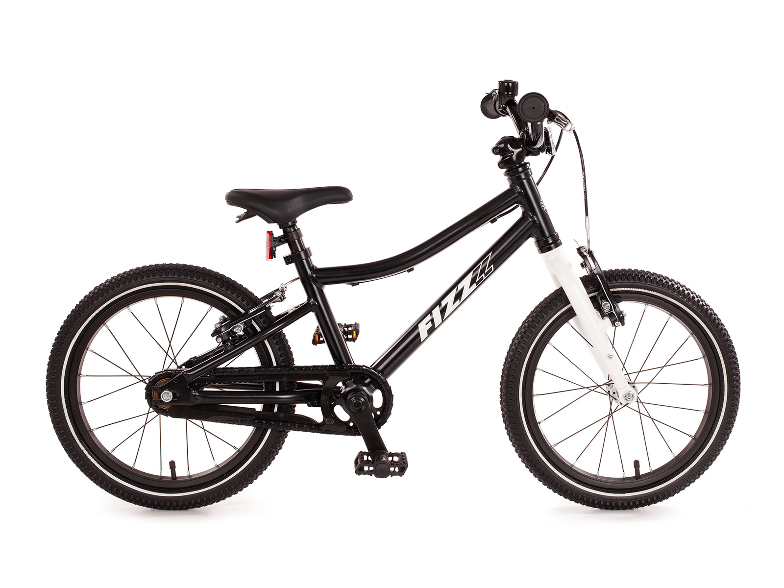 kinderfiets FIZZ 16 inch 1 versnelling mat zwart