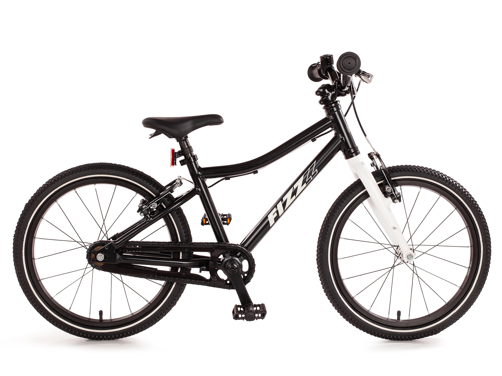 kinderfiets FIZZ 18 inch 1 versnelling mat zwart