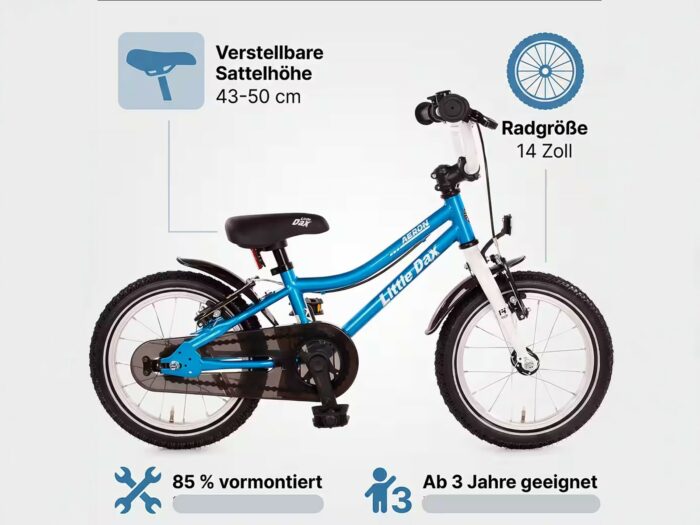 BachtenkirchBlau14Zoll afmetingen DG