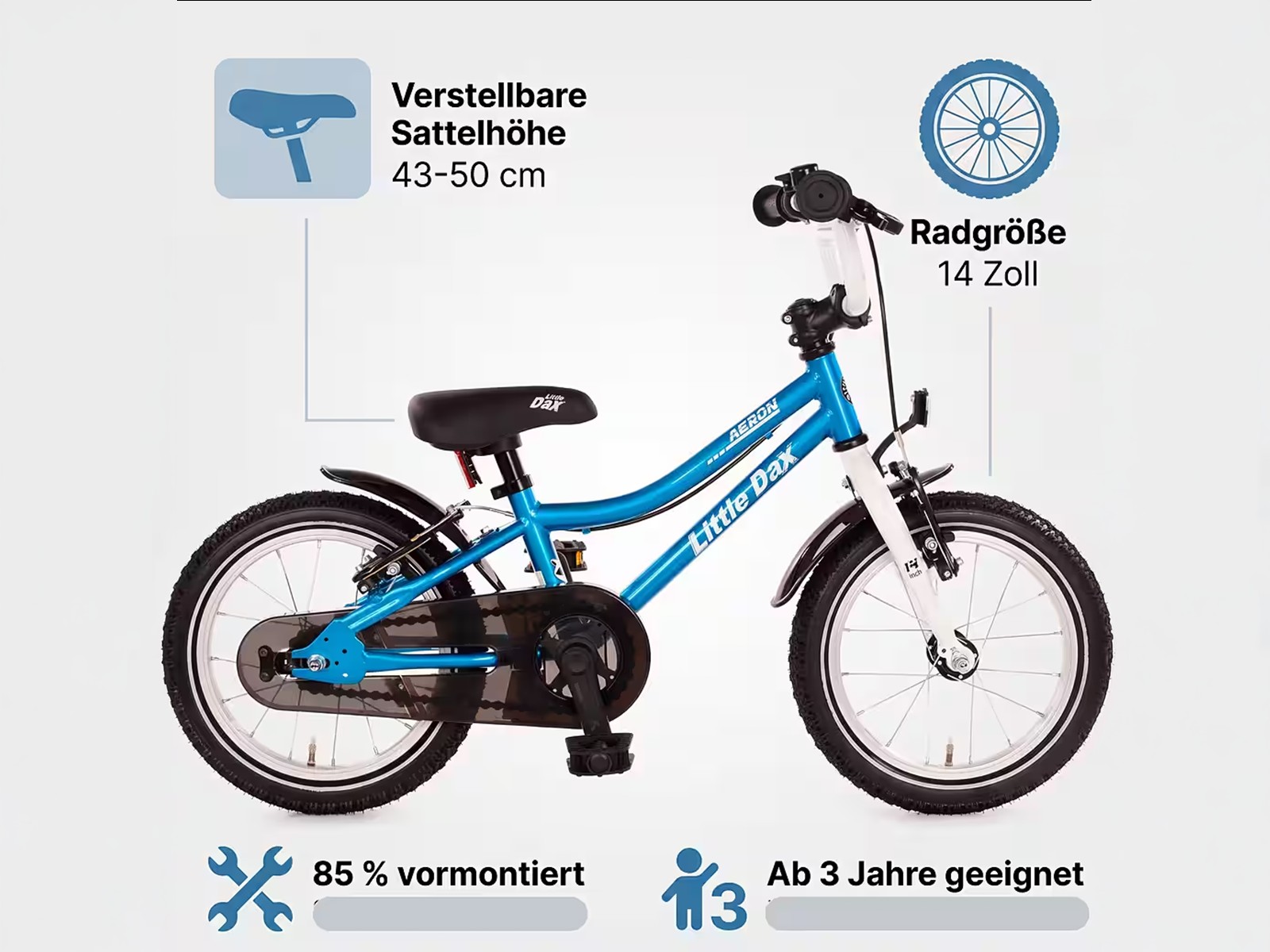 BachtenkirchBlau14Zoll afmetingen DG