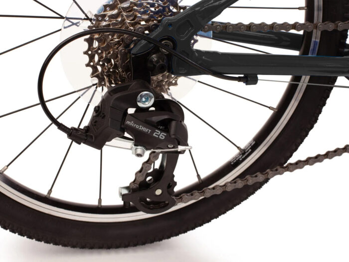 FiZZ zwart 20 inch derailleur